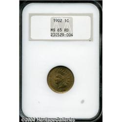 1902 1C MS65 Red NGC. Booming luster and rich