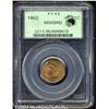 Image 1 : 1902 1C MS65 Red PCGS. Eagle Eye Photo Seal.