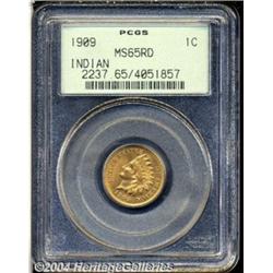 1909 1C MS65 Red PCGS. A well struck Gem with