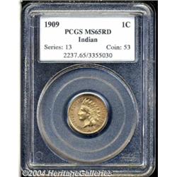 1909 1C MS65 Red PCGS. Well detailed with