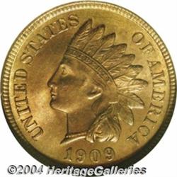 1909-S 1C MS65 Red NGC. A Gem sunset-red