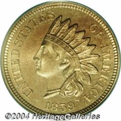 1859 1C PR65 PCGS. After the older copper