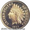 Image 1 : 1861 1C PR65 Cameo PCGS. While many 1861 proof