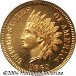 1869 1C PR65 Red Cameo PCGS. There are two