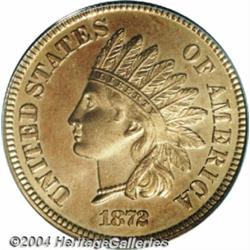 1872 1C PR66 Red Cameo PCGS. As a business