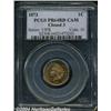Image 1 : 1873 1C Closed 3 PR64 Red Cameo PCGS. A