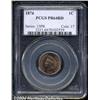 Image 1 : 1874 1C PR64 Red PCGS. Sharply defined with no