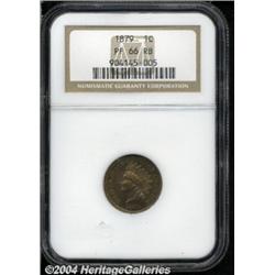 1879 1C PR66 Red and Brown NGC. Generally well