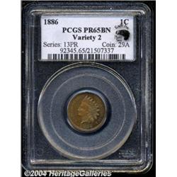 1886 1C Type Two PR65 Brown PCGS. Eagle Eye