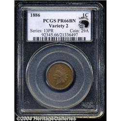1886 1C Type Two PR66 Brown PCGS. Eagle Eye