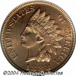 1888 1C PR65 Red PCGS. From the mintage of