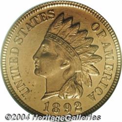 1892 1C PR64 Red Cameo PCGS. The 1892 is a