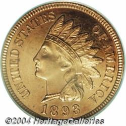 1893 1C PR64 Cameo PCGS. The 1893 is one of