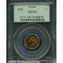 1895 1C PR65 Red PCGS. Bright, lustrous