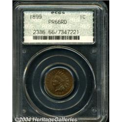 1899 1C PR66 Red PCGS. Both sides of this