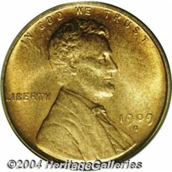 1909-S VDB 1C MS64 Red PCGS. A lustrous fully