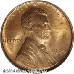 1909-S VDB 1C MS64 Red PCGS. Boldly struck