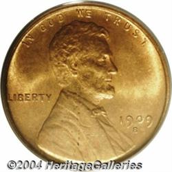 1909-S VDB 1C MS64 Red PCGS. Both sides