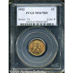 1912 1C MS67 Red PCGS. While the 1912 is