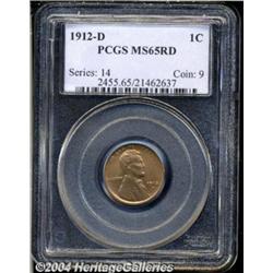 1912-D 1C MS65 Red PCGS. A lovely Gem