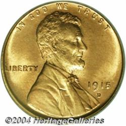 1915-D 1C MS66 Red PCGS. Boldly struck with