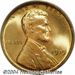 1919 1C MS67 Red PCGS. An impeccable, fiery