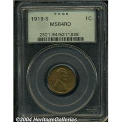1919-S 1C MS64 Red PCGS. Even though more than