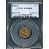 Image 1 : 1920-S 1C MS64 Red PCGS. Softly struck on the