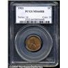 Image 1 : 1921 1C MS64 Red and Brown PCGS. Glowing