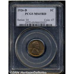 1926-D 1C MS65 Red PCGS. Well struck with