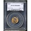 Image 1 : 1927 1C MS66 Red PCGS. Well struck with lovely