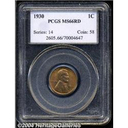 1930 1C MS66 Red PCGS. A solid Gem with