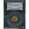Image 1 : 1942-D 1C MS67 Red PCGS. Fully struck and
