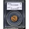 Image 1 : 1951-D 1C MS66 Red PCGS. Blazing luster