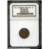 Image 1 : 1955/55 1C Doubled Die MS62 Brown NGC.