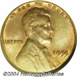 1955/55 1C Doubled Die MS64 Brown NGC. While