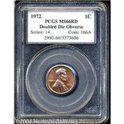 1972/72 1C Doubled Die MS66 Red PCGS.