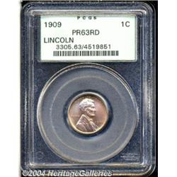 1909 1C PR63 Red PCGS. Well struck with