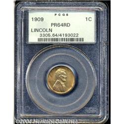 1909 1C PR64 Red PCGS. Fully struck with
