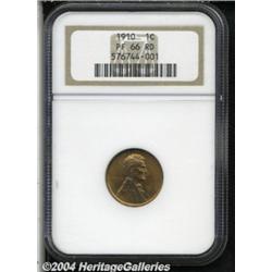 1910 1C PR66 Red NGC. Fully struck with lovely