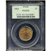 Image 1 : 1864 2C Large Motto MS65 Red PCGS. Boldly