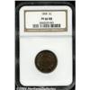 Image 1 : 1868 2C PR66 Red and Brown NGC. An exquisitely