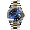 Image 3 : Rolex Men's Two Tone 14K Gold/SS, QuickSet, Diamond Dial & Diamond Bezel - REF-474F5M
