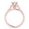 Image 2 : 1.2 CTW Certified VS/SI Diamond Solitaire Ring 18K Rose Gold - REF-358M2F - 27583