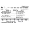 Image 1 : Lot 36 - BRC 162B RED RIBSTONE D08