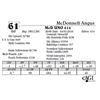 Image 1 : Lot 61 - McD UNO 614