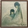 Image 1 : Vintage DeGrazia Canvas Transfer Print