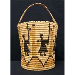 1960s Polychrome Tohono O’odham Basket