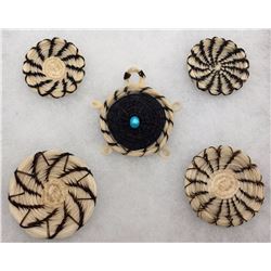 Horsehair Basket Display