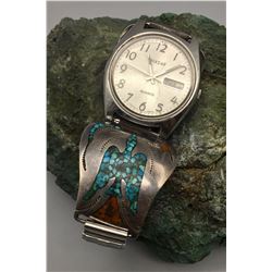 1970s Chip Inlay Watch Band